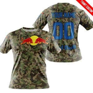 Custom name BraapGirls LIMITED EDITION PRODUCTS – US ARMY V3 – RED BULL RACING V1 – CUSTOM NAME Brands for motocross girls and dirt bike riders - Brands view 3