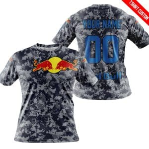 Custom name BraapGirls LIMITED EDITION PRODUCTS – US NAVY – RED BULL RACING V1 – CUSTOM NAME Brands for motocross girls and dirt bike riders - Brands view 3
