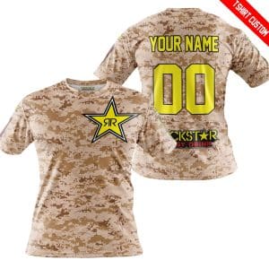 Custom name BraapGirls LIMITED EDITION PRODUCTS – US MARINE – ROCKSTAR ENERGY RACING V1 – CUSTOM NAME Brands for motocross girls and dirt bike riders - Brand...