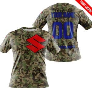 Custom name BraapGirls LIMITED EDITION PRODUCTS – US ARMY V3 – SUZUKI RACING V1 – CUSTOM NAME Brands for motocross girls and dirt bike riders - Brands view 3