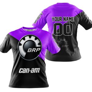 Custom name BraapGirls PREMIUM GIFT – CUSTOM NAME – CAN-AM – PURPLE Brands for motocross girls and dirt bike riders - Brands view 3