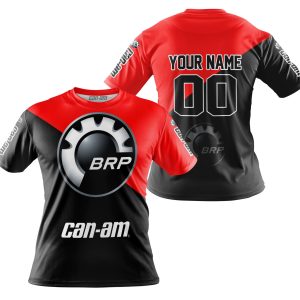 Custom name BraapGirls PREMIUM GIFT – CUSTOM NAME – CAN-AM – RED Brands for motocross girls and dirt bike riders - Brands view 3