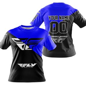 Custom name BraapGirls PREMIUM GIFT – CUSTOM NAME – FLY RACING – BLUE Brands for motocross girls and dirt bike riders - Brands view 3