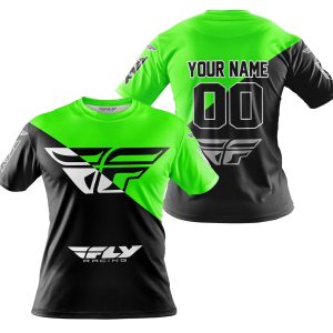Custom name BraapGirls PREMIUM GIFT – CUSTOM NAME – FLY RACING – GREEN Brands for motocross girls and dirt bike riders - Brands view 3