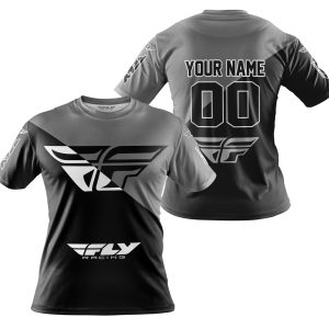 Custom name BraapGirls PREMIUM GIFT – CUSTOM NAME – FLY RACING – GREY Brands for motocross girls and dirt bike riders - Brands view 3