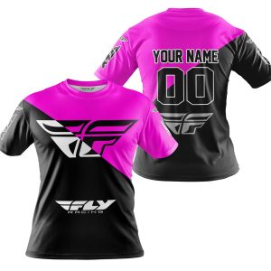 Custom name BraapGirls PREMIUM GIFT – CUSTOM NAME – FLY RACING – PINK Brands for motocross girls and dirt bike riders - Brands view 3