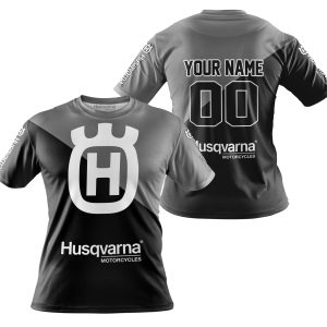 Custom name BraapGirls PREMIUM GIFT – CUSTOM NAME – HUSQVARNA – GREY Brands for motocross girls and dirt bike riders - Brands view 3