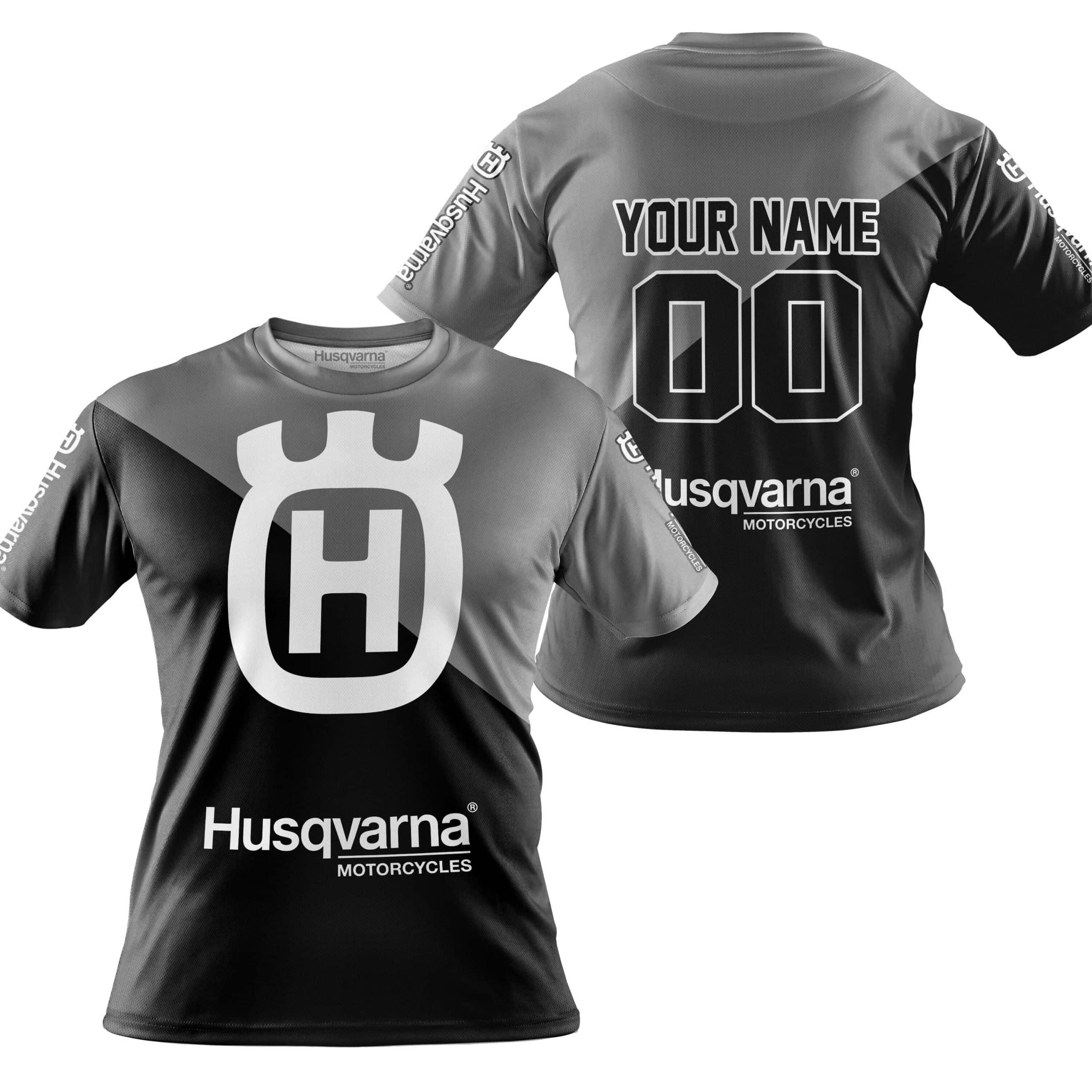 PREMIUM GIFT - CUSTOM NAME - HUSQVARNA - GREY view 5