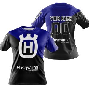 Custom name BraapGirls PREMIUM GIFT – CUSTOM NAME – HUSQVARNA – NAVY Brands for motocross girls and dirt bike riders - Brands view 3