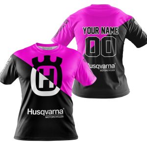 Custom name BraapGirls PREMIUM GIFT – CUSTOM NAME – HUSQVARNA – PINK Brands for motocross girls and dirt bike riders - Brands view 3