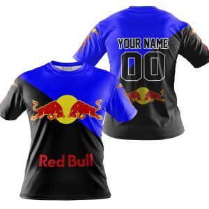 Custom name BraapGirls PREMIUM GIFT – CUSTOM NAME – REDBULL – BLUE Brands for motocross girls and dirt bike riders - Brands view 3