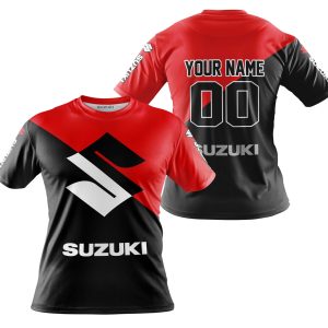 Custom name BraapGirls PREMIUM GIFT – CUSTOM NAME – SUZUKI – RED Brands for motocross girls and dirt bike riders - Brands view 3