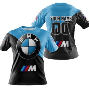 Custom name BraapGirls PREMIUM GIFT – CUSTOM NAME – BMW – SKY BLUE BMW for motocross girls and dirt bike riders - BMW view 3