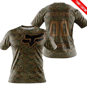 Custom name BraapGirls LIMITED EDITION PRODUCTS – US MARINE V1 – FOX RACING – CUSTOM NAME Brands for motocross girls and dirt bike riders - Brands view 3