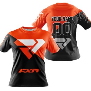 Custom name BraapGirls PREMIUM GIFT – CUSTOM NAME – FXR – ORANGE Brands for motocross girls and dirt bike riders - Brands view 3