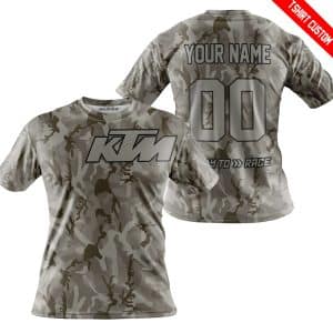 Custom name BraapGirls LIMITED EDITION PRODUCTS – US ARMY V2 – KTM RACING – CUSTOM NAME Brands for motocross girls and dirt bike riders - Brands view 3