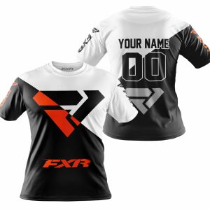 Custom name BraapGirls PREMIUM GIFT – CUSTOM NAME – FXR – WHITE Brands for motocross girls and dirt bike riders - Brands view 3