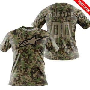 Custom name BraapGirls LIMITED EDITION PRODUCTS – US ARMY V3 – ALPINESTARS RACING – CUSTOM NAME Alpinestars for motocross girls and dirt bike riders - Alpine...