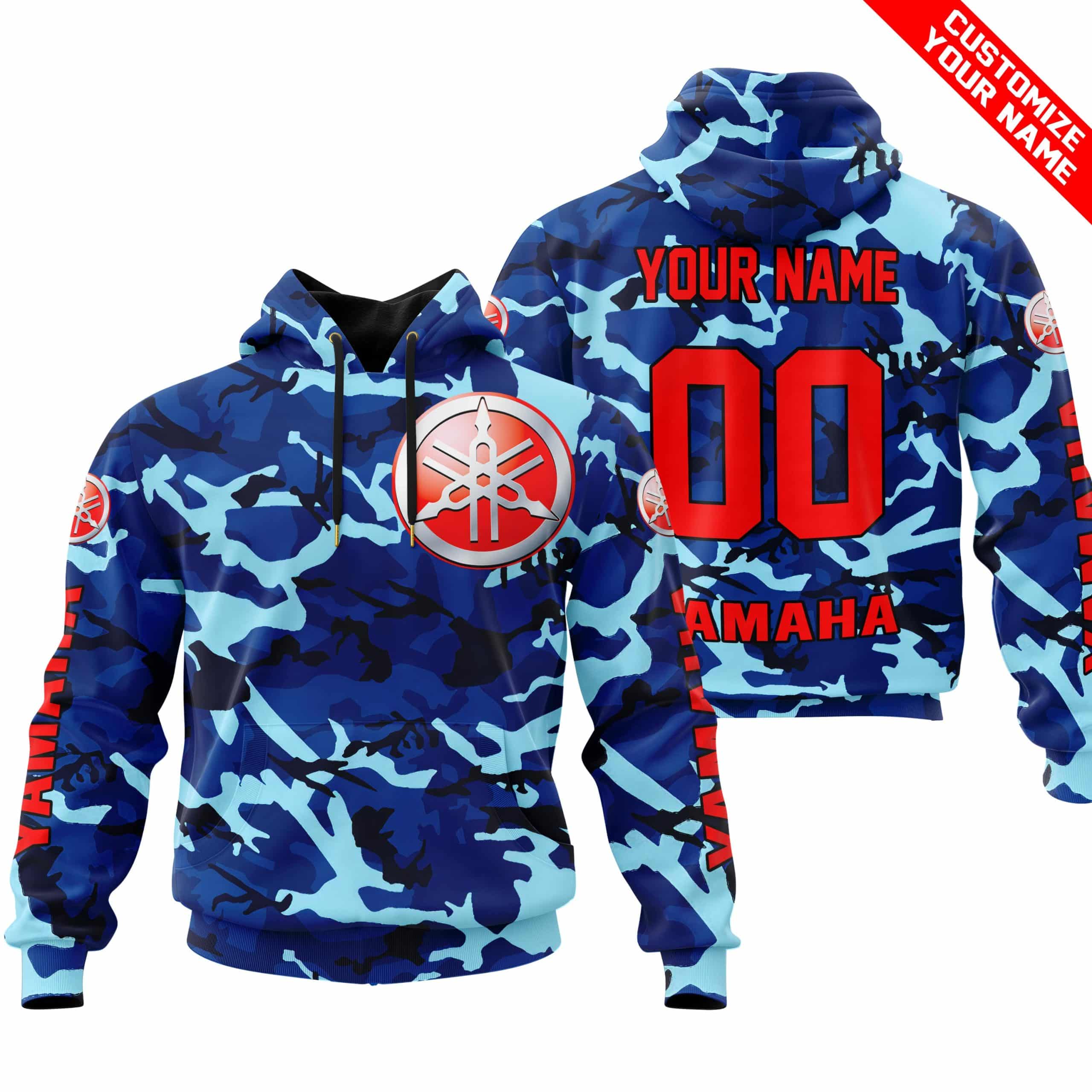 LIMITED EDITION PRODUCTS - US NAVY V1 - YAMAHA RED RACING V1 - CUSTOM NAME