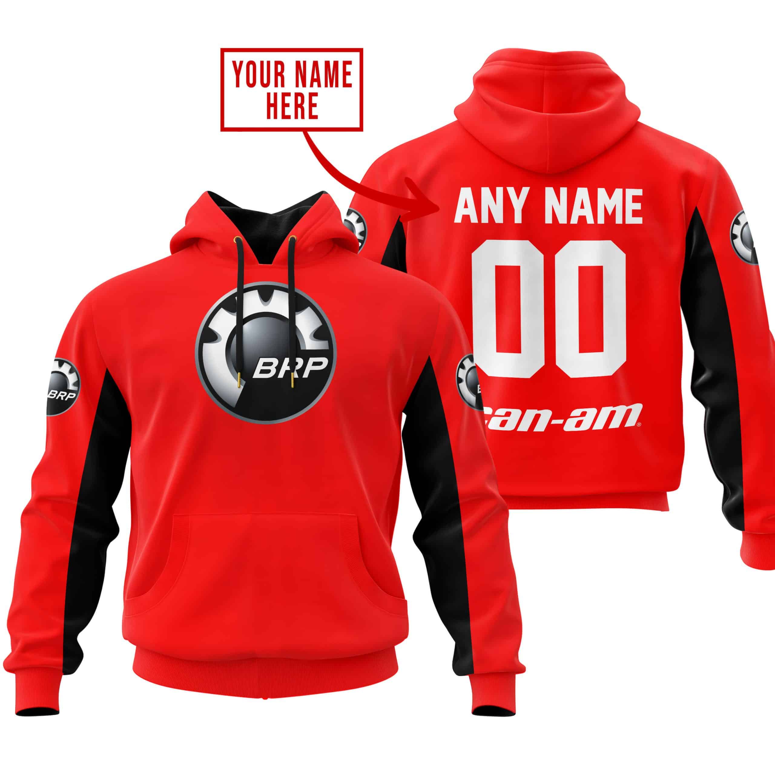 CUSTOM NAME RACING - LIMITED EDITION - CAN AM - RED V2