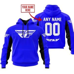 CUSTOM NAME RACING – LIMITED EDITION – FLY RACING- BLUE V2