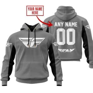 CUSTOM NAME RACING – LIMITED EDITION – FLY RACING- GREY V2