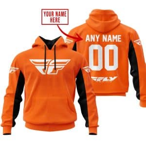 CUSTOM NAME RACING – LIMITED EDITION – FLY RACING- ORANGE V2