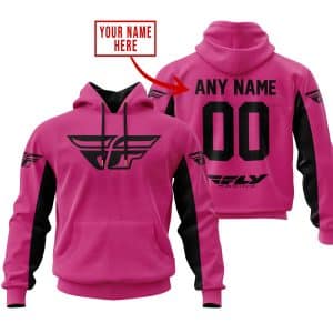 CUSTOM NAME RACING – LIMITED EDITION – FLY RACING- PINK 1 V2