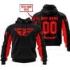 CUSTOM NAME RACING – LIMITED EDITION – FLY RACING- RED