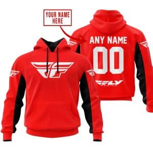 CUSTOM NAME RACING – LIMITED EDITION – FLY RACING- RED V2