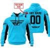 CUSTOM NAME RACING – LIMITED EDITION – FLY RACING- SKY BLUE V2