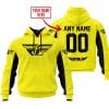 CUSTOM NAME RACING – LIMITED EDITION – FLY RACING- YELLOW V2
