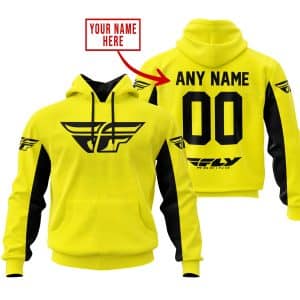 CUSTOM NAME RACING – LIMITED EDITION – FLY RACING- YELLOW V2