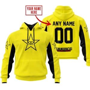 CUSTOM NAME RACING – LIMITED EDITION – ROCKSTAR V2 – YELLOW