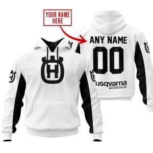 CUSTOM NAME RACING – LIMITED EDITION – HUSQVARNA – WHITE V2