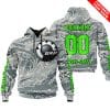 LIMITED EDITION PRODUCTS – US AIR PORCE – CAN AM RACING – CUSTOM NAME – GREEN