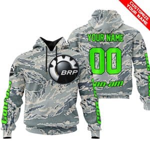 LIMITED EDITION PRODUCTS – US AIR PORCE – CAN AM RACING – CUSTOM NAME – GREEN