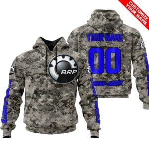 LIMITED EDITION PRODUCTS  – US ARMY – CAN AM RACING – CUSTOM NAME – BLUE