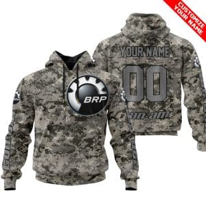 LIMITED EDITION PRODUCTS  – US ARMY – CAN AM RACING – CUSTOM NAME – GREY