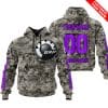 LIMITED EDITION PRODUCTS  – US ARMY – CAN AM RACING – CUSTOM NAME – PURPLE