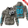 LIMITED EDITION PRODUCTS  – US ARMY – CAN AM RACING – CUSTOM NAME – SKY BLUE