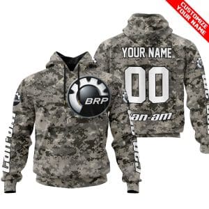 LIMITED EDITION PRODUCTS  – US ARMY – CAN AM RACING – CUSTOM NAME – WHITE