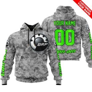 LIMITED EDITION PRODUCTS – US ARMY V1 – CAN AM RACING – CUSTOM NAME – GREEN
