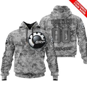 LIMITED EDITION PRODUCTS – US ARMY V1 – CAN AM RACING – CUSTOM NAME – GREY