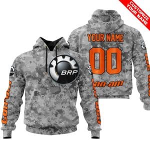 LIMITED EDITION PRODUCTS – US ARMY V1 – CAN AM RACING – CUSTOM NAME – ORANGE