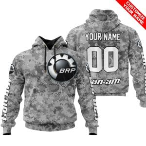 LIMITED EDITION PRODUCTS – US ARMY V1 – CAN AM RACING – CUSTOM NAME – WHITE