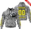 LIMITED EDITION PRODUCTS – US ARMY V1 – CAN AM RACING – CUSTOM NAME – YELLOW