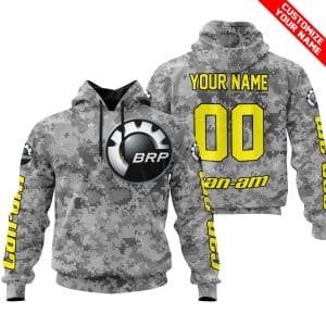 LIMITED EDITION PRODUCTS – US ARMY V1 – CAN AM RACING – CUSTOM NAME – YELLOW