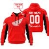 CUSTOM NAME RACING – LIMITED EDITION – HONDA – RED V2