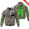 LIMITED EDITION PRODUCTS – US ARMY V2 – CAN AM RACING – CUSTOM NAME – GREEN
